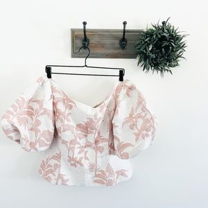 Ted Baker Pink and White Floral Blouse
